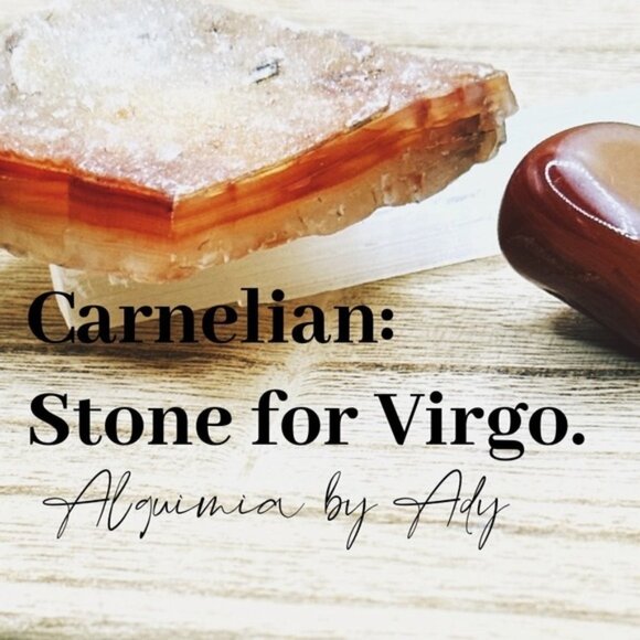 Carnelian biwa pearl beaded bracelet/Stone for Virgo/sacral chakra - Picture 4 of 7